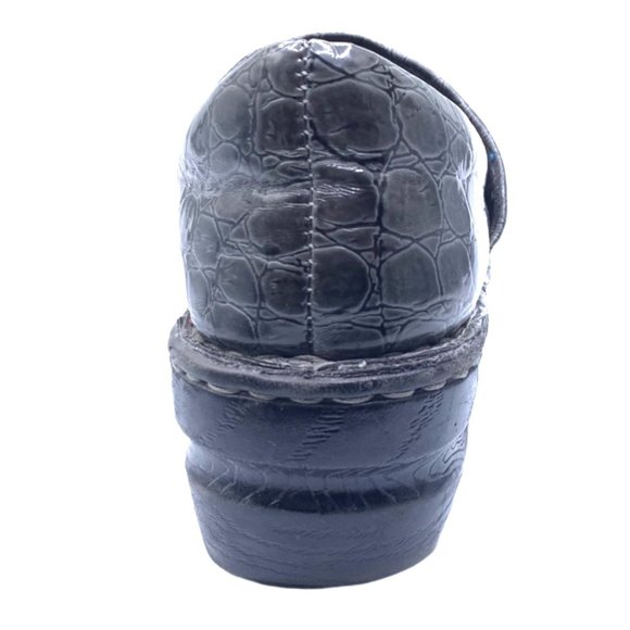 b.o.c. BOC Clogs Professional Nursing Shoes Charcoal Gray Croc Pattern 8.5 40 - Picture 5 of 8
